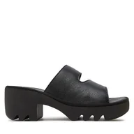 Klapki i japonki damskie - Klapki Fly London Techfly P501493004 Czarny - miniaturka - grafika 1