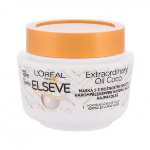 Loreal Paris Paris Elseve Extraordinary Oil Coconut maseczka odżywcza do włosów normalnych i suchych 300 ml - Maski do włosów - miniaturka - grafika 1