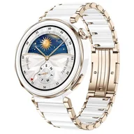 Smartwatch - Huawei Watch GT 5 Pro 42mm Elegant Biało-złoty - miniaturka - grafika 1