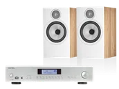 Zestawy stereo - Rotel A14 MKII (srebrny) + 606 S3 (dąb) - miniaturka - grafika 1