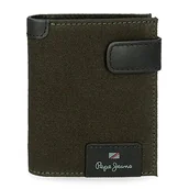 Koszulki i topy damskie - Pepe Jeans Hilltop portfel pionowy z zapięciem na kliknięcie, unikalny, zielony, única, Portfel pionowy z zamknięciem kliknięcia - miniaturka - grafika 1