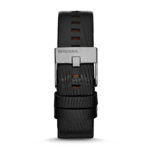 Czarny pasek skórzany Diesel 22 mm Mini Daddy Pasek DZ7328 ★ % SALE % ★ Kup teraz, zapłać za 30 dni GRATIS WYSYŁKA ZWROT DO 365 DNI - Akcesoria do zegarków - miniaturka - grafika 1