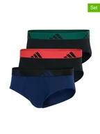 Majtki męskie - adidas Slipy (3 pary) w kolorze granatowo-czarnym - miniaturka - grafika 1