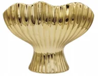 Donice - OSŁONKA WAZON DONICA doniczka CERAMIKA 20 CM K333-2 GOLD - miniaturka - grafika 1