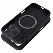 Etui i futerały do telefonów - Futerał SILICONE 2mm do IPHONE 15 Pro Max kompatybilny z MagSafe czarny - miniaturka - grafika 1