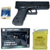 Zabawki militarne - Pistolet na Kulki Pistolety GLOCK + KULKI 700 SZTUK - miniaturka - grafika 1