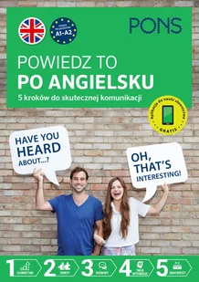 Pons Powiedz to po angielsku A1-A2 - praca zbiorowa - Książki do nauki języka angielskiego - miniaturka - grafika 1
