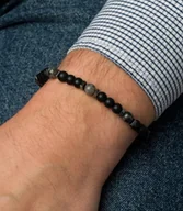 Bransolety męskie - Bransoletka męska z naturalnych kamieni - miniaturka - grafika 1