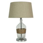 Lampy stojące - Candellux klasyczna Lampa stołowa OPRAWA abażurowa na biurko ECO 41-21519 sznure - miniaturka - grafika 1