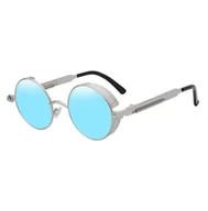 Okulary przeciwsłoneczne - Okulary przeciwsłoneczne VeyRey Emphunnyial Steampunk Light Blue Silver Universal - miniaturka - grafika 1