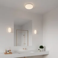 Lampy ścienne - Nordlux Kinkiet Foam o owalnym kształcie z IP44, biały - miniaturka - grafika 1