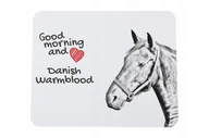 Podkładki pod mysz - Warmblood duński - podkładka pod myszkę z nadrukiem, personalizowana podkła - miniaturka - grafika 1