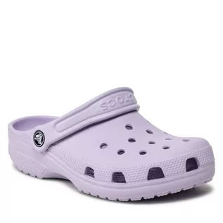 Klapki i japonki damskie - Crocs Klapki Classic Clog K 206991 Lavender - grafika 1