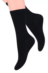 SKARPETY STEVEN 018 BEZUCISKOWE DAMSKIE (kolor POPIEL, rozmiar 35-38) - Skarpetki damskie - miniaturka - grafika 1