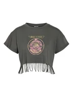 Koszulki i topy damskie - Noisy May T-Shirt Gaby 27033386 Szary Regular Fit - miniaturka - grafika 1