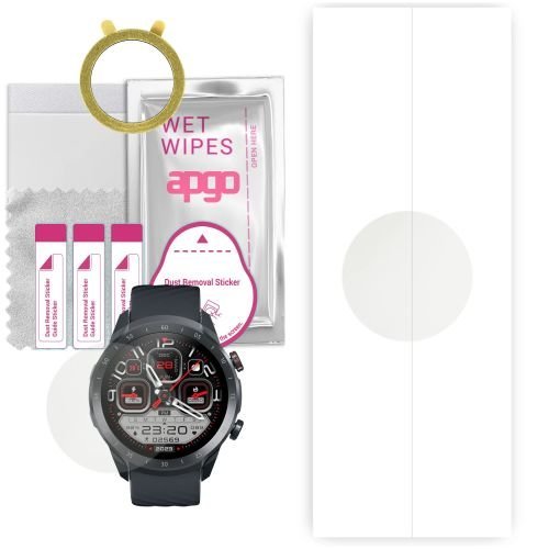 1x folia hydrożelowa MATOWA do Mibro Watch A2 - apgo Smartwatch Hydrogel MATTE Protection Ochrona na ekran smartwatcha