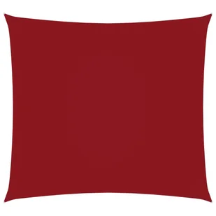 vidaXL Żagiel ogrodowy, tkanina Oxford, kwadrat, 2x2 m, czerwony vidaXL - Parasole ogrodowe - miniaturka - grafika 2