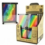 Zabawki sensoryczne - Sensoryczna kostka XL tablica szpilkowa 10x15cm Robe - miniaturka - grafika 1