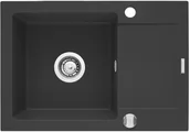 Zlewozmywaki - Pyramis Zlew. Mido 68x44 1B 1D karbon - miniaturka - grafika 1