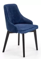 Krzesła - Krzesło ELIOR Altex 3X, granatowo-czarne, 56x57x86 cm - miniaturka - grafika 1