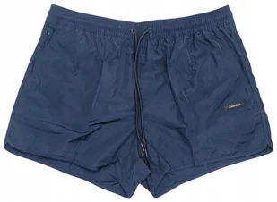 Spodenki kąpielowe Calvin Klein KM0KM01110 granatowe, rozmiar L - Kąpielówki męskie - miniaturka - grafika 1