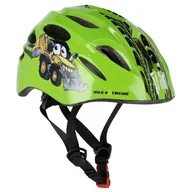 Kaski rowerowe - Nils EXTREME MTW01 LED ZIELONY ROZM. S (48-52 cm) KASK EXTREME 16-70-082 - miniaturka - grafika 1