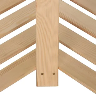Regał narożny z 5 półkami, 82,5x82,5x170 cm, lita sosna - Szafy i regały magazynowe - miniaturka - grafika 7
