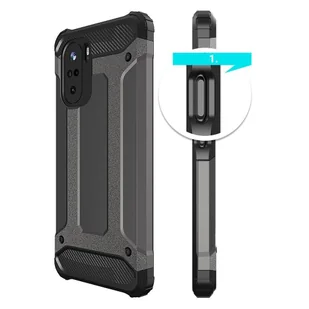 Hybrid Armor pancerne hybrydowe etui pokrowiec Xiaomi Redmi K40 Pro+ / K40 Pro / K40 / Poco F3 złoty - Etui i futerały do telefonów - miniaturka - grafika 5