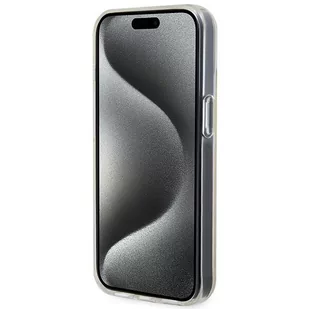 Guess GUHCP15SHDECMP iPhone 15 6.1" różowy/pink hardcase IML Faceted Mirror Disco Iridescent - Etui i futerały do telefonów - miniaturka - grafika 4