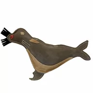 Zabawki dla psów - PafDog Foka Gavin zabawka dla psów ze skóry i juty, 31 cm - miniaturka - grafika 1