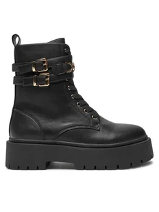 TWINSET Trapery 242TCP062 Czarny - Botki damskie - miniaturka - grafika 1