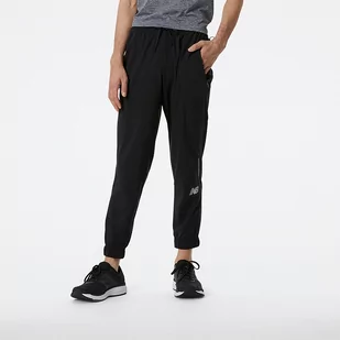 Spodnie New Balance MP21272BK  czarne - Spodnie męskie - miniaturka - grafika 1
