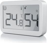 Stacje pogodowe - BEARWARE - Termometr higrometr cyfrowy wewnętrzny - temperatura i wilgotność - symbole komfortu - łatwy odczyt - wyświetlacz LCD - w zestawie bateria oraz magnes i pasek samoprzylepny - biały - miniaturka - grafika 1