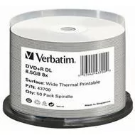 Verbatim DVD+R DL 8,5 GB x8 50szt WIDE THERMAL PRINTABLE - Nośniki danych - miniaturka - grafika 1