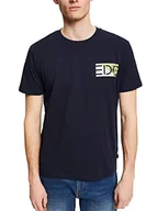 Koszulki męskie - edc by ESPRIT Męski T-shirt, 400/granatowy., S - miniaturka - grafika 1