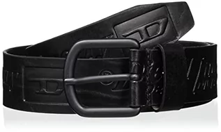 Paski - Diesel Logo B-Archive Belt Unisex Dorosły Pasek, Czarny, 90 - grafika 1