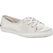 Trampki damskie - Lacoste Ziane Chunky 118 2 Caw 2Q5 Light Grey White szare - miniaturka - grafika 1