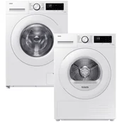 Zestawy AGD - Zestaw AGD Samsung Pralka WW80CGC04DTE 8kg + Suszarka DV80CGC0B0TE 8kg - miniaturka - grafika 1