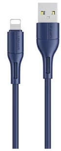 USAMS Kabel U68 lightning 2A Fast Charge 1m niebieski/blue SJ500USB03 (US-SJ500) - Kable USB - miniaturka - grafika 1