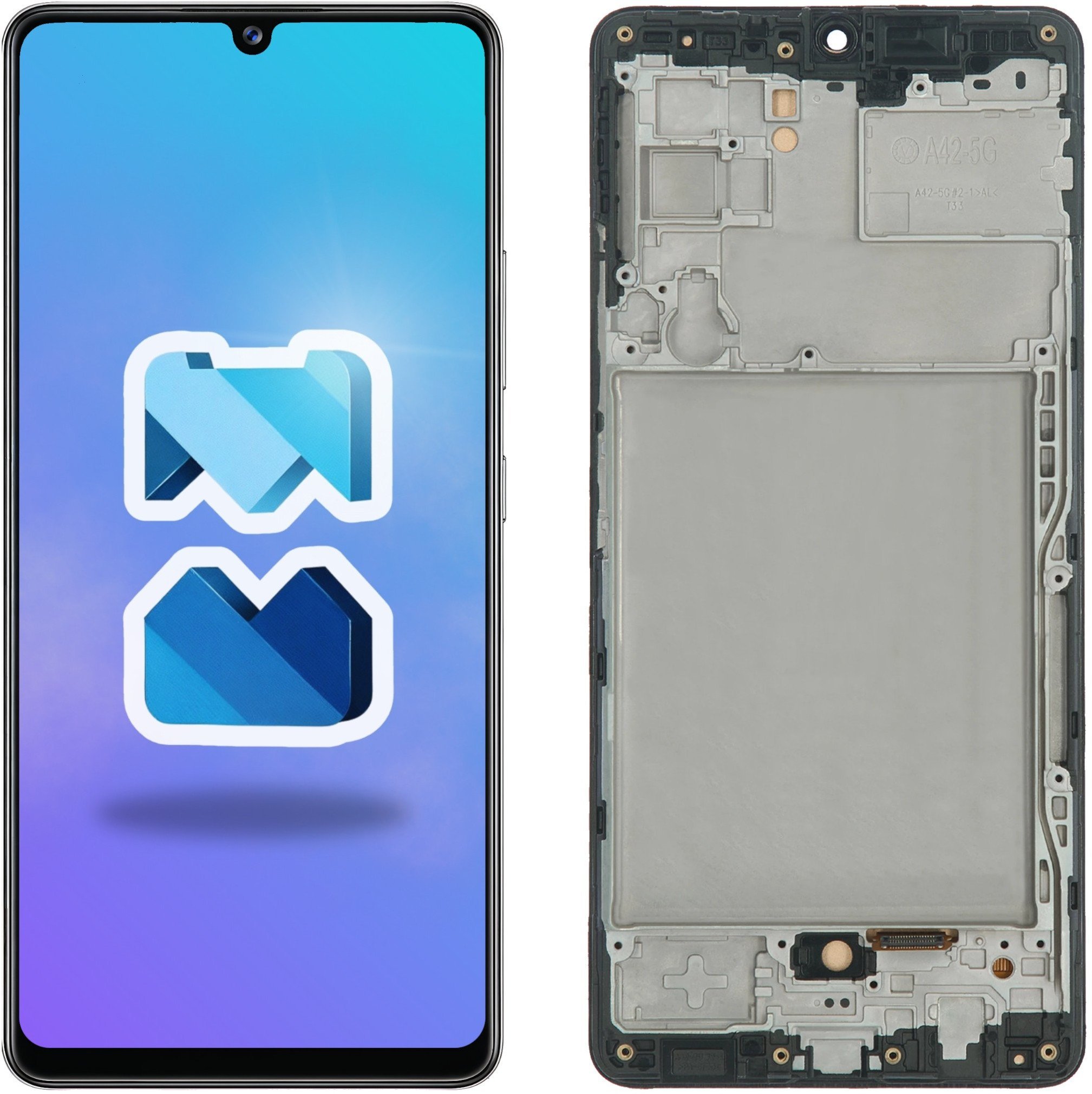 Wyświetlacz do Samsung Galaxy M42 5G LCD SM-M426B Ekran Incell Ramka