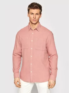 Koszule męskie - Selected Homme Koszula Nico 16083827 Różowy Slim Fit - grafika 1