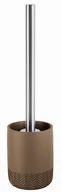Akcesoria do wc - Kleine Wolke Herringbone Szczotka WC ze stojakiem brązowy - miniaturka - grafika 1