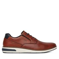 Półbuty męskie - Półbuty Rieker 11303-24 Brązowy - miniaturka - grafika 1