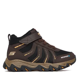 Śniegowce Skechers Rugged Ranger 406412L BKBR Brązowy - Buty dla chłopców - miniaturka - grafika 1