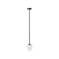 Lampy sufitowe - Nowodvorski Lampa wiszącza do łazienki ICE EGG A G9 25W wys. 99cm czarny 8124 - miniaturka - grafika 1