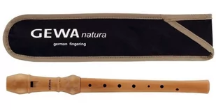 Gewa 700180 C-Sopran Blockflöte Natura dt.Griffweise mit Tasche,Wischer,Grifftabelle 700180 - Instrumenty dęte - miniaturka - grafika 1