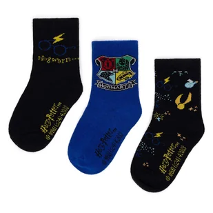 Skarpety Harry Potter ACCCS-AW24-226WBHP (3-pack) Czarny - Skarpetki dla dzieci - miniaturka - grafika 1
