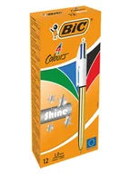 Przybory szkolne - Bic Długopisy (12 szt.) "4 colours" - miniaturka - grafika 1