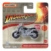 Samochody i pojazdy dla dzieci - Matchbox: Ducati Scrambler w tematyce Indiana Jones samochodzik - miniaturka - grafika 1