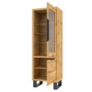 Witryny - Witryna ETUDE kolor naturalny brąz styl loftowy hakano - FURNITURE/DPCABINET/HEL/ETUDE/OAKWOT/2DO - miniaturka - grafika 1